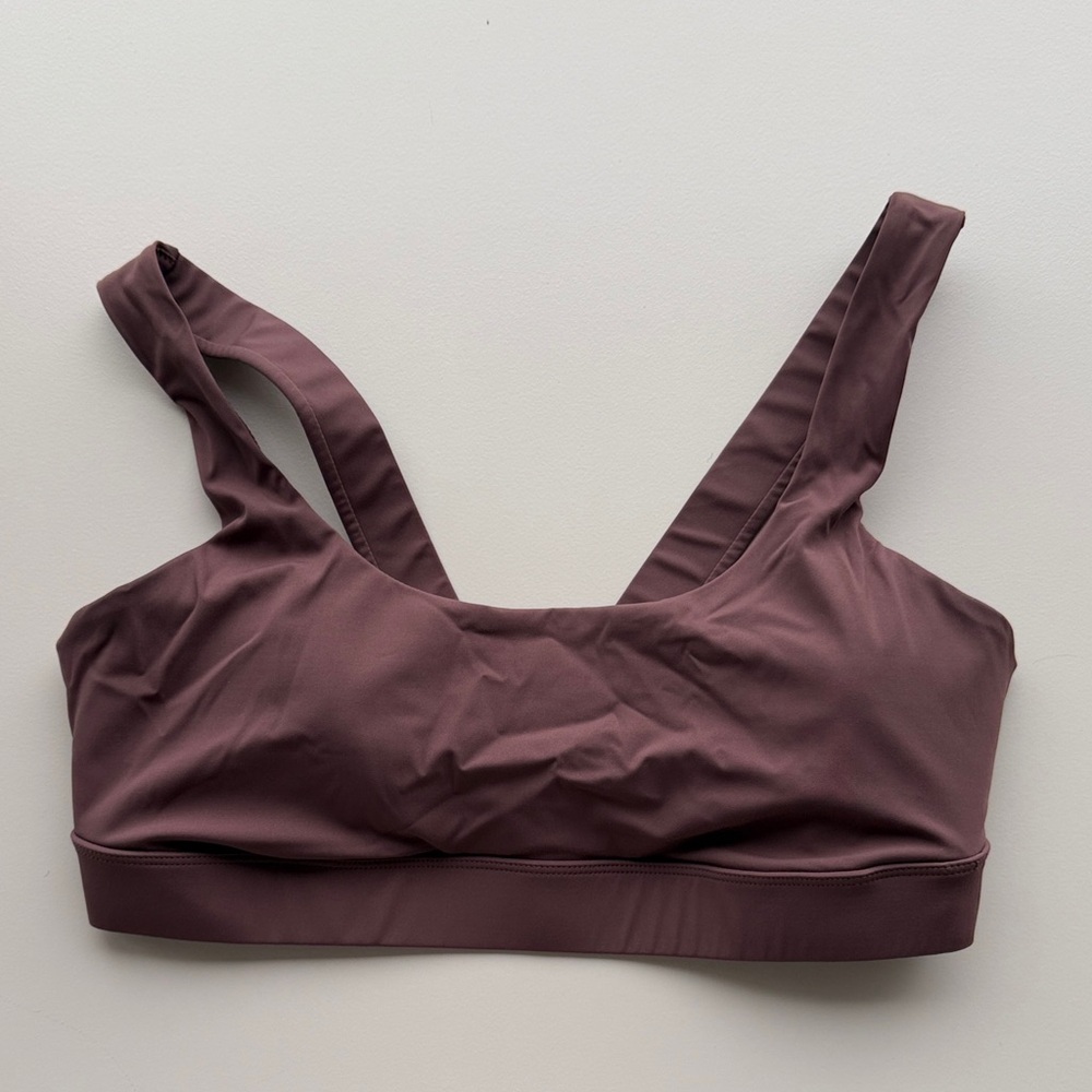 Vuori Brown Stride Sports Bra